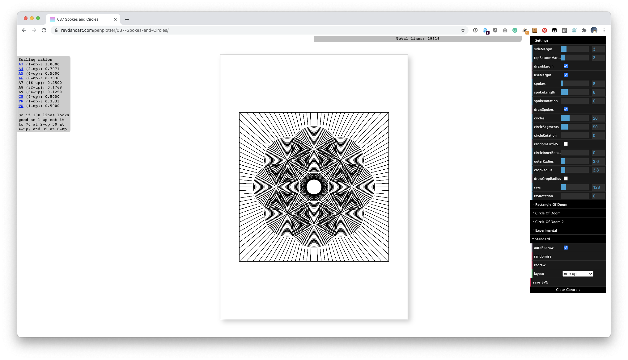 Download Pen Plotter Spokes And Circles Svg Generator