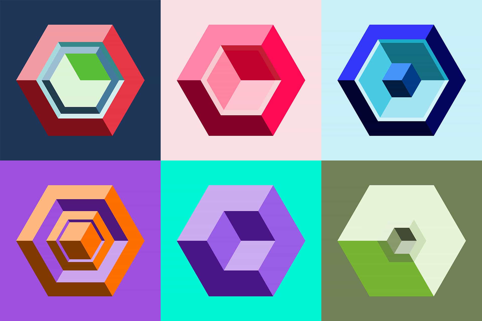 Hexagones - Art for Bots